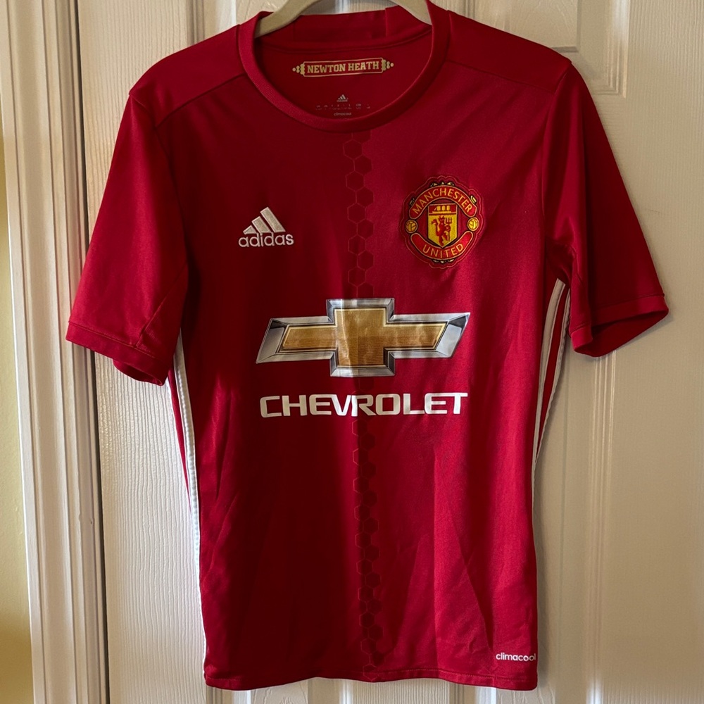 Manchester United Adidas Kids Red Soccer Jersey